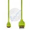 + Кабел HAMA Flexi-Slim Micro USB, 0.75 м., Позлатени конектори