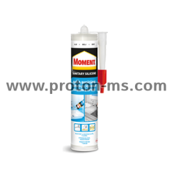 Moment Sanitary Silicone, Transparent 280 ml. 013410