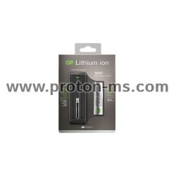 Charger GP L111 + 1 AA batttery CR18650
