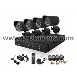 CCTV Security Recording System with internet &amp; 3G Phone Viewing H.264