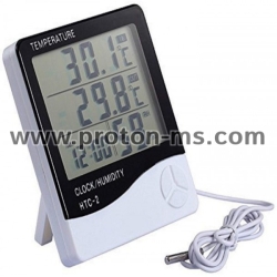 Digital Thermometer &amp; Hygrometer HTC-2