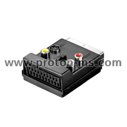 SCART60 Scart Adapter-3RCA + SVHS + Scart Socket