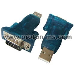 USB Adapter to RS232 (serial) + Adapter DB25, Adapter from USB port to Com port and LPT port USB to RS232