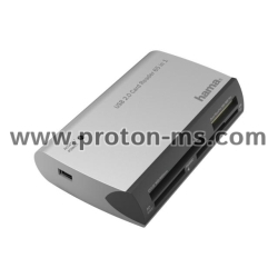 Card Reader HAMA 94124 Multi, All in 1, USB 2.0, SD/micro SD/CF/MS/xD