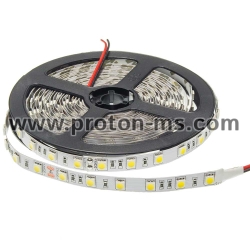 LED Flexible Strip 5050 - 60 LEDs white light, Non-Waterproof, 1m 6400K