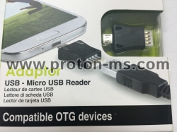 OTG adapter/reader USB to Micro USB Card Reader