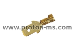 Male contact nozzle, 6.3x0.8mm, 1-2.5mm²