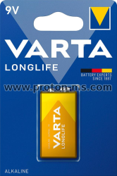VARTA Alkaline Battery 9V High Energy, 1 pc.