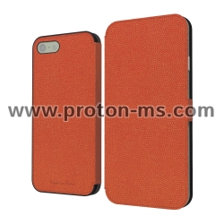 Muvit Slim Folio Elegant Portfolio Case for iPhone 6/6S, Orange