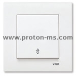 Viko Karre Debiator Single Switch, White, 90960004