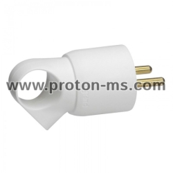 Plug 2P+T 16A LGR50330, White