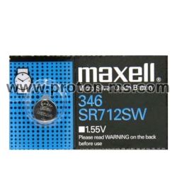 Button Battery Silver MAXELL SR-712 SW 1.55V / 346