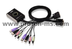 ATEN CS682, 2-Port USB DVI/Audio Cable KVM Switch (2x 1.2m)