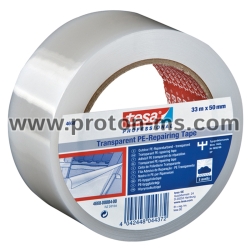 Universal, Transparent PE tape, UV Resistant 33m x 50mm