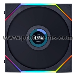Вентилатор Lian Li UNI FAN TL Reverse LCD 140mm - Black