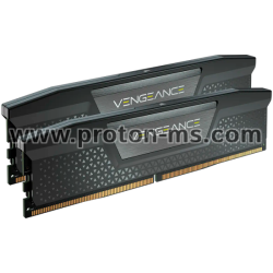 Memory Corsair Vengeance Black, 32GB (2x16GB) DDR5 DRAM, 6000MHz, CL36, CMK32GX5M2E6000C36