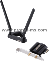 ASUS PCE-AX58BT, AX3000 Dual Band PCI-E Adapter, WiFi 6 (802.11ax)