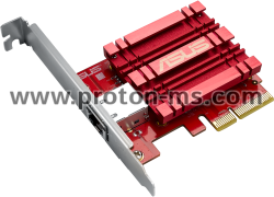 Мрежов Адаптер ASUS XG-C100C, RJ45 порт, PCIe, 10/5/2.5/1Gbps/100Mbps