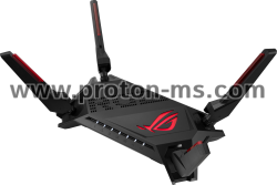Wireless Gaming Router ASUS ROG Rapture GT-AX6000, Dual-Band WiFi 6 (802.11ax), MU-MIMO, IPv6, OFDMA, AiMesh, AiProtection Pro, 4804Mbps(6000Mbps Boost)