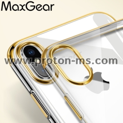 iPhone X Ultra Thin Soft Silicon, Gold