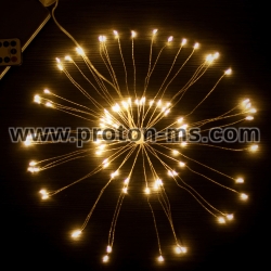 White LED Octupus Lights in 10 strings, 220V, 200 pcs