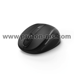 Безжична оптична мишка HAMA MW-400, USB, 1200/1600/800 dpi, Черен 