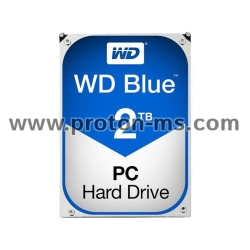 HDD WD Blue, 2TB, 5400rpm, 64MB, SATA 3