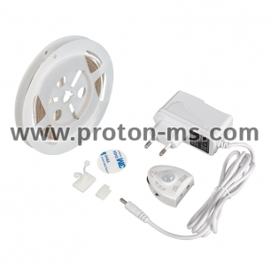LED Flexible Strip SMD2835, 9.6W / M Neutral White, 12V DC, 120 LEDs / m, 5m, Waterproof IP65