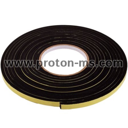Insulating Tape for Doors and Windows, Black