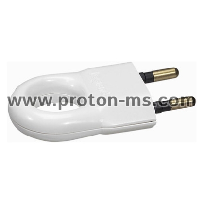 Plug with Ring, White 2Р 6А LEGRAND