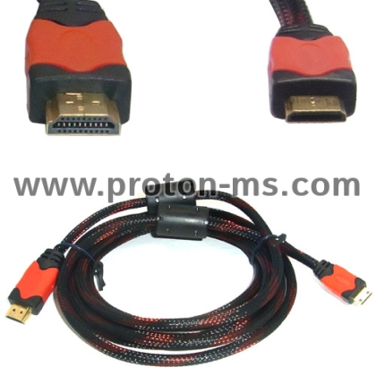 Аудио/Видео Кабел за Монитор HDMI мъжки жак към HDMI мъжки жак