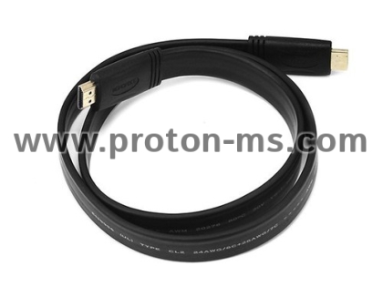 Плосък HDMI кабел, 1.8 метра