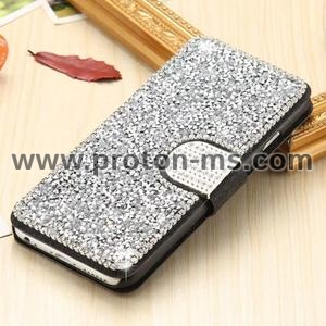 Luxury Bling Diamond Wallet Flip Leather Case For iPhone 7
