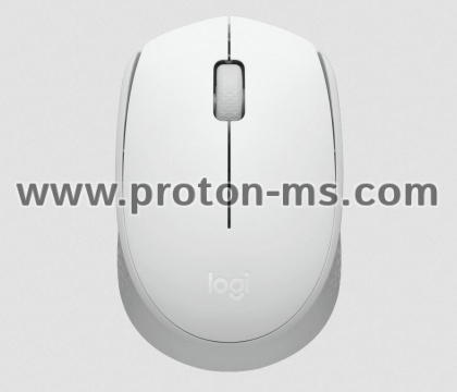 Wireless optical mouse LOGITECH M171, USB, White