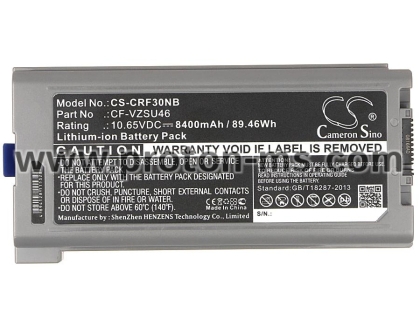 Батерия за лаптоп Panasonic Toughbook CF-30, CF-31, CF-53  CF-VZSU46   10,65V 8400mAh CAMERON SINO