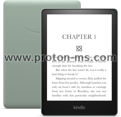 eBook четец Kindle Paperwhite 6.8", 16GB, 2023, 11 генерация, IPX8, Зелен