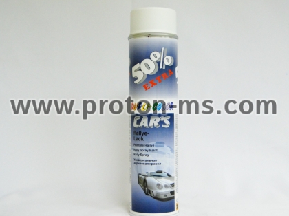 Dupli Color Car's Rally Spray Paint White Mat 030603