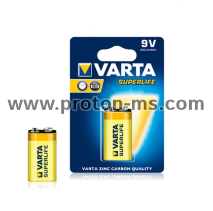 Батерия Superlife цинк R22 Varta 9V, 1 бр.