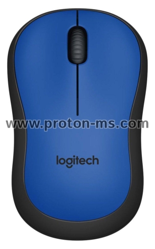 Wireless optical mouse LOGITECH M220 Silent, Blue, USB