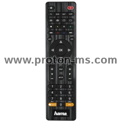 Universal 4in1 Remote Control HAMA 12306, Black