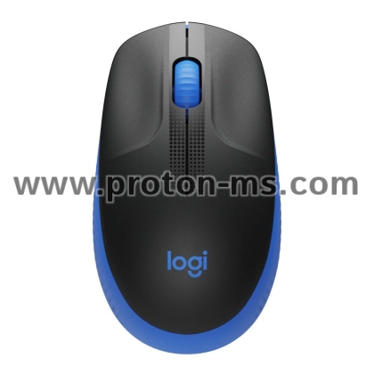 Wireless Mouse Logitech M190 Full-Size, Blue