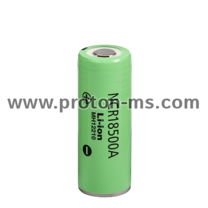 Rechargeable Battery PANASONIC 18500 NCR18500, 2000mAh, Li-ion