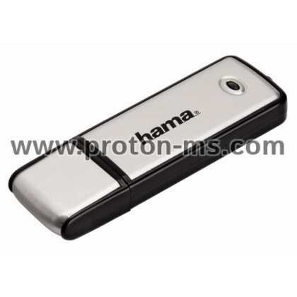USB stick HAMA "Fancy", 16GB, Black/Silver