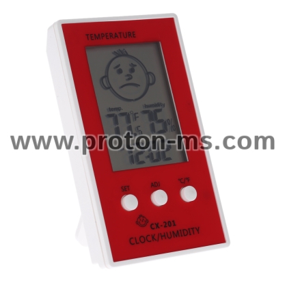LCD Digital Thermometer Hygrometer CX-201