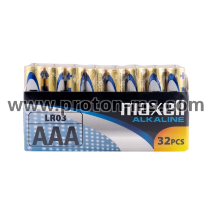 MAXELL Alkaline batteries LR03 1,5V AAA 32 pcs. pack