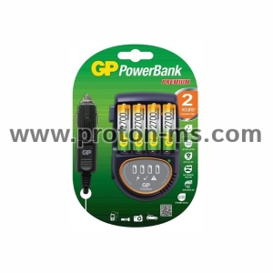 Зарядно устройство GP ,PB50GS270+4 AA NiMH 2700mAh FAST /12V & 220V/ GP