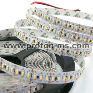 LED лента SMD3014, бяла, 14.4W/m 120LEDs/m, неводоустойчива 1м, 12VDC