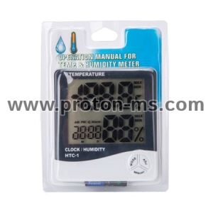 HTC-1 LCD Digital Thermometer & Hygrometer