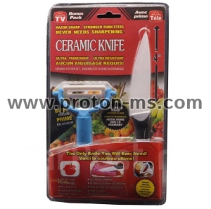 Ultra Resistant Ceramic Knife & Bonus - Peeler