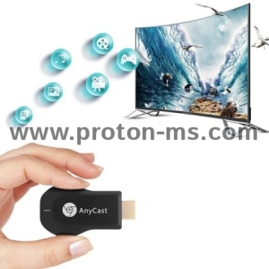 HDMI Dongle Ezcast, Wi-Fi Dongle TV DLNA, 1.2 GHz AirPlay, Full HD